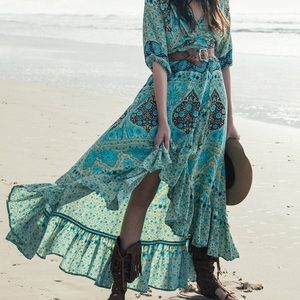 Spell and Gypsy Aloha Fox Wrap Gown